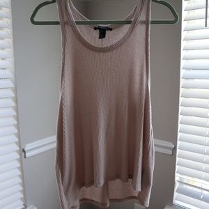 Tan Knit Tank Top